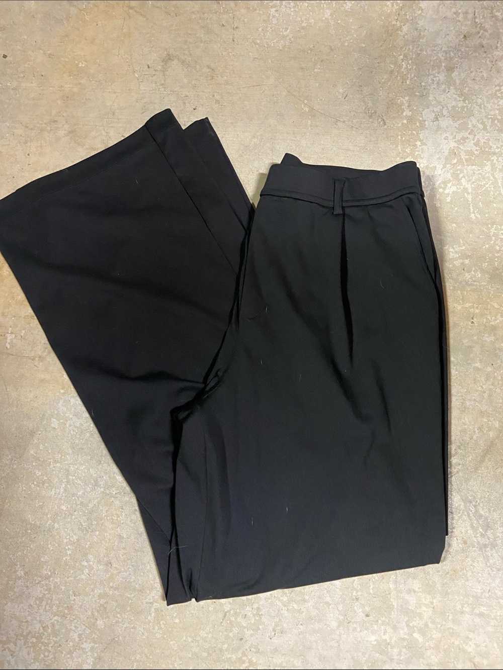 HALARA Flex High Waisted Pocket Straight Leg
Work Pants Size L Black Pull On - Picture 12 of 12